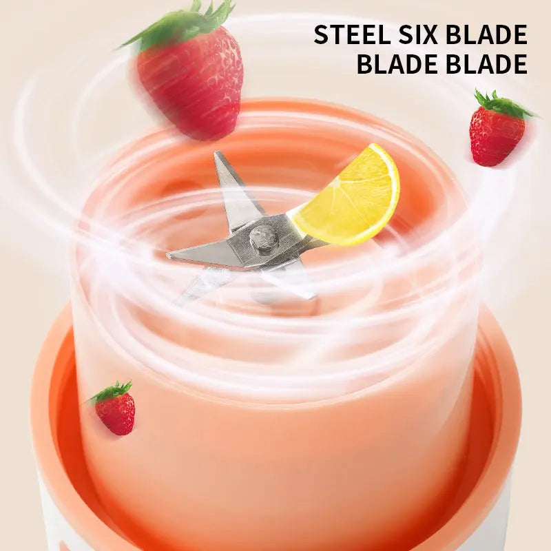 Kitchen Electric Juicer USB Charging Wireless Juices Blender Fruit Orange Mixer Squeezer Machine Ice Crush Cup Food Processor Michan Direct