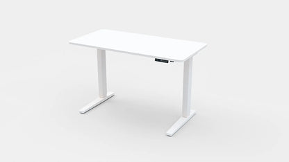 Classic Electric Height Adjustable Desk White (Wood Top) – Purus Life Purus Life