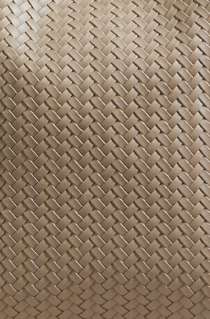 Yumi Stone Woven Shoulder Bag With Detachable Inside Purse