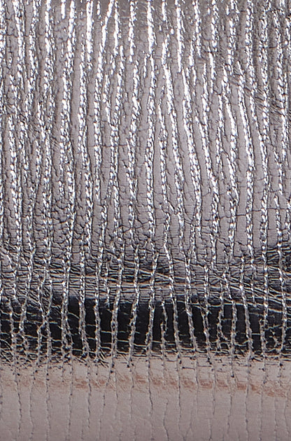 Yumi Pewter Textured Small Knot Handle Handbag