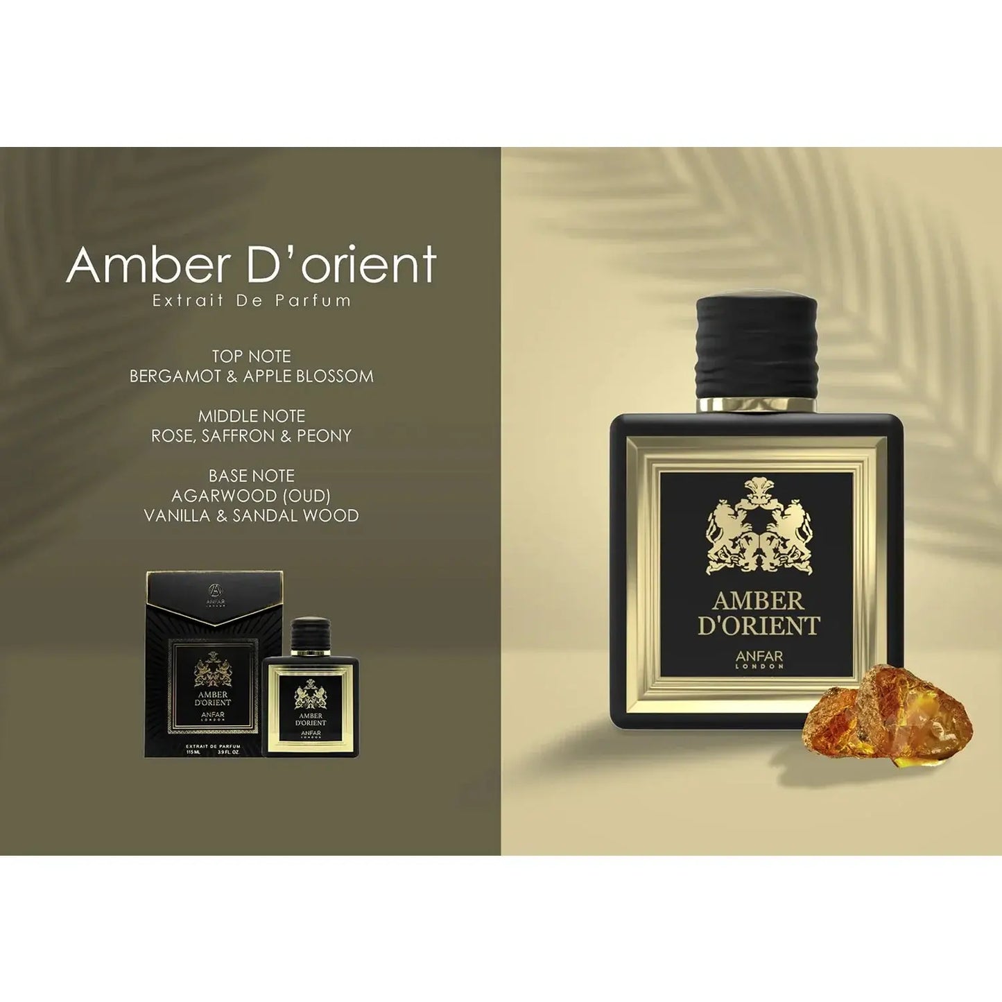 Anfar Amber D’Orient 115ml Extrait de Parfum Opulensi.com