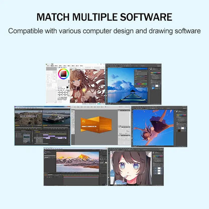 10Moons T503 Drawing Tablet Can Be Connected to mobile Phone Tablet with 8192 Passive Pen Mira Sales