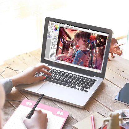 10Moons T503 Drawing Tablet Can Be Connected to mobile Phone Tablet with 8192 Passive Pen Mira Sales