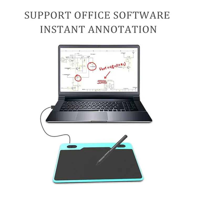 10Moons T503 Drawing Tablet Can Be Connected to mobile Phone Tablet with 8192 Passive Pen Mira Sales