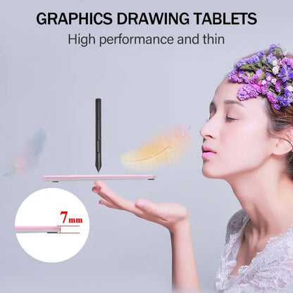 10Moons T503 Drawing Tablet Can Be Connected to mobile Phone Tablet with 8192 Passive Pen Mira Sales