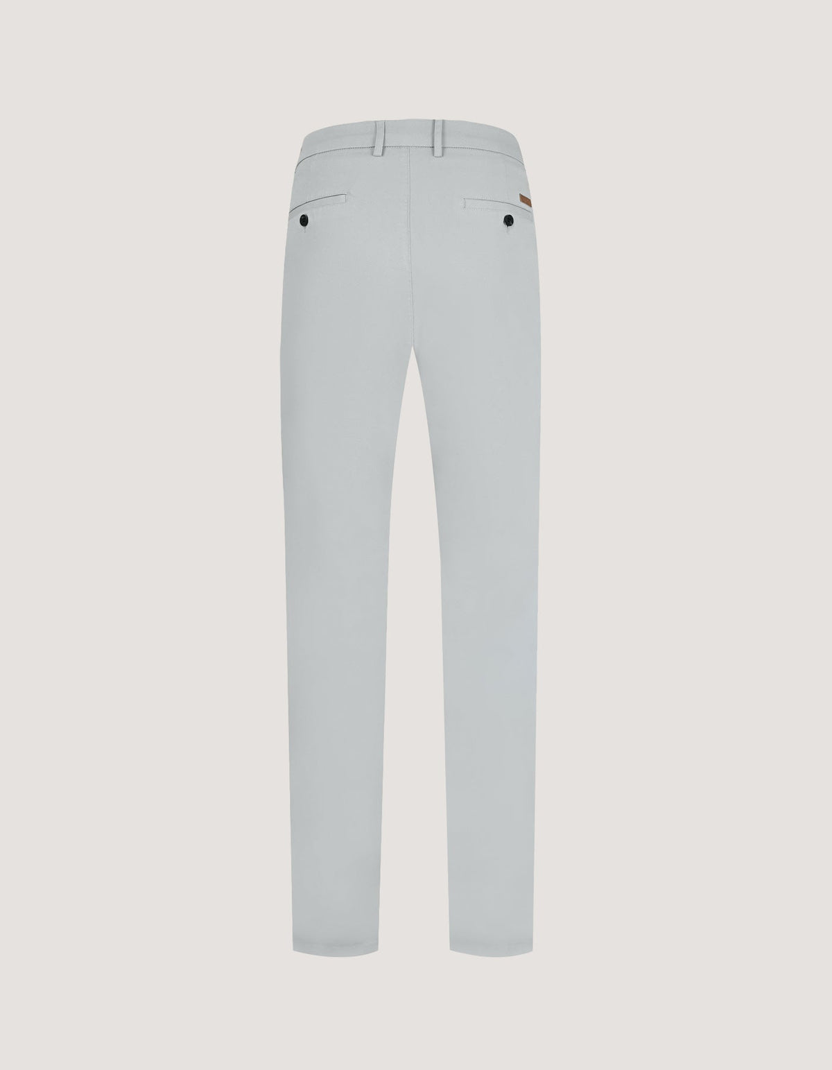 Versatile Stretch Twill Chinos – Silver