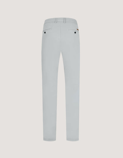 Versatile Stretch Twill Chinos – Silver