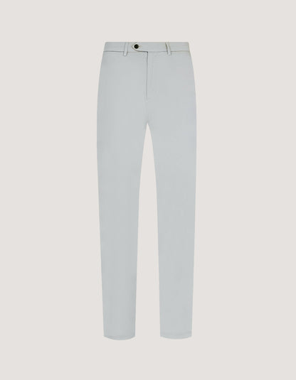 Versatile Stretch Twill Chinos – Silver