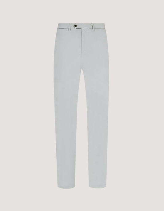 Versatile Stretch Twill Chinos – Silver