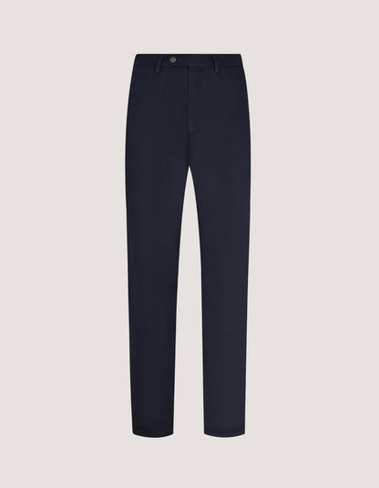 Navy Moleskin Comfort Fit Chinos