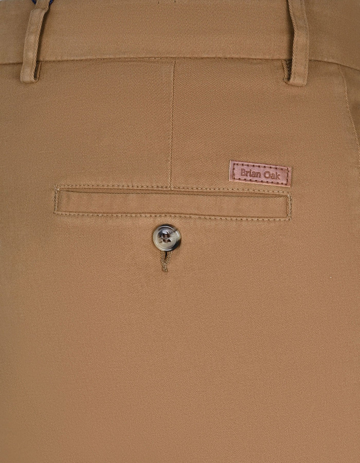Premium Medium Tan Cotton Twill Chinos