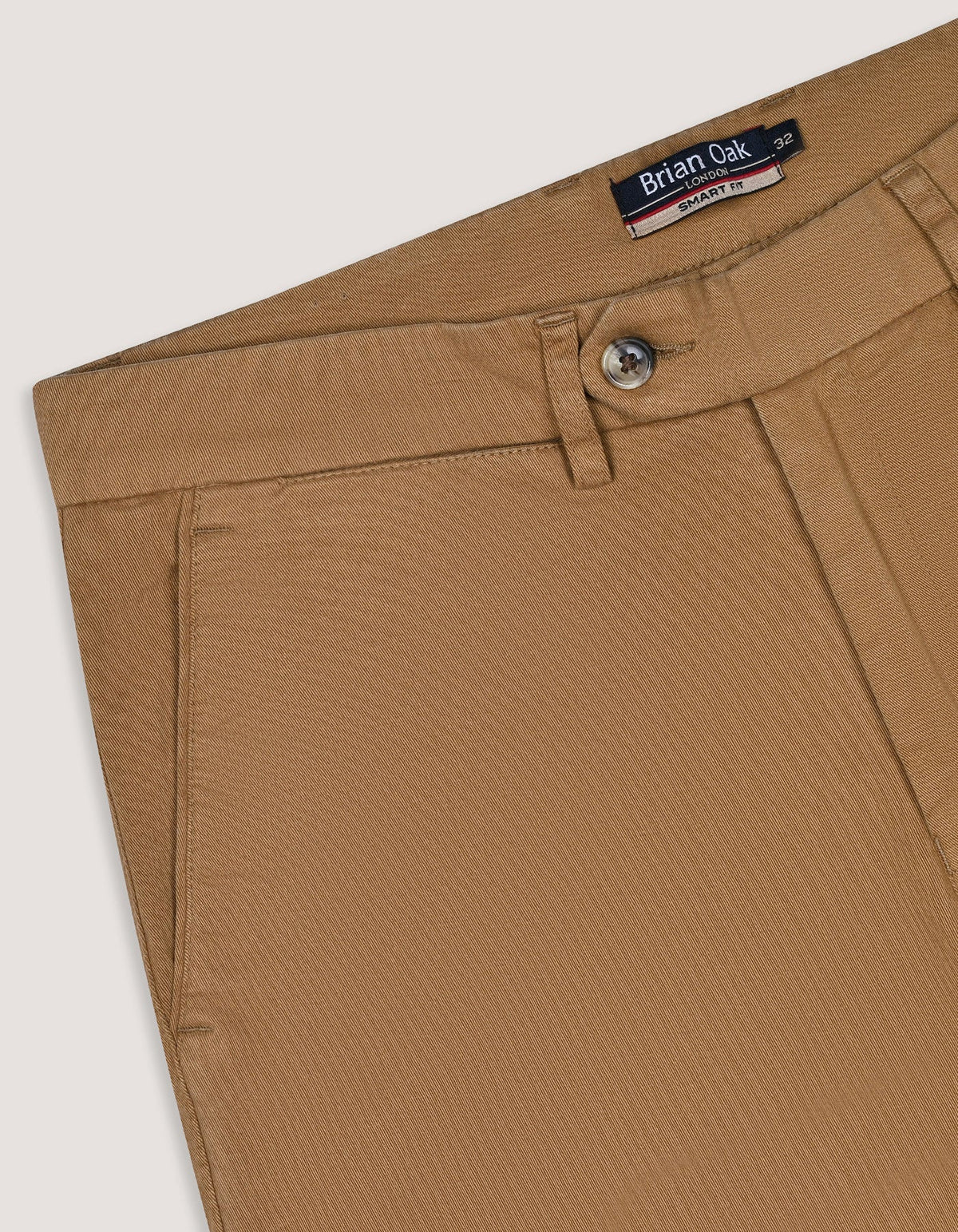 Premium Medium Tan Cotton Twill Chinos