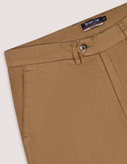 Premium Medium Tan Cotton Twill Chinos