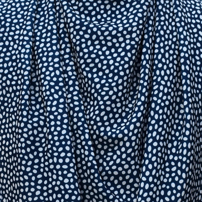 Pashmina scarf style clothing protector - Navy Dot