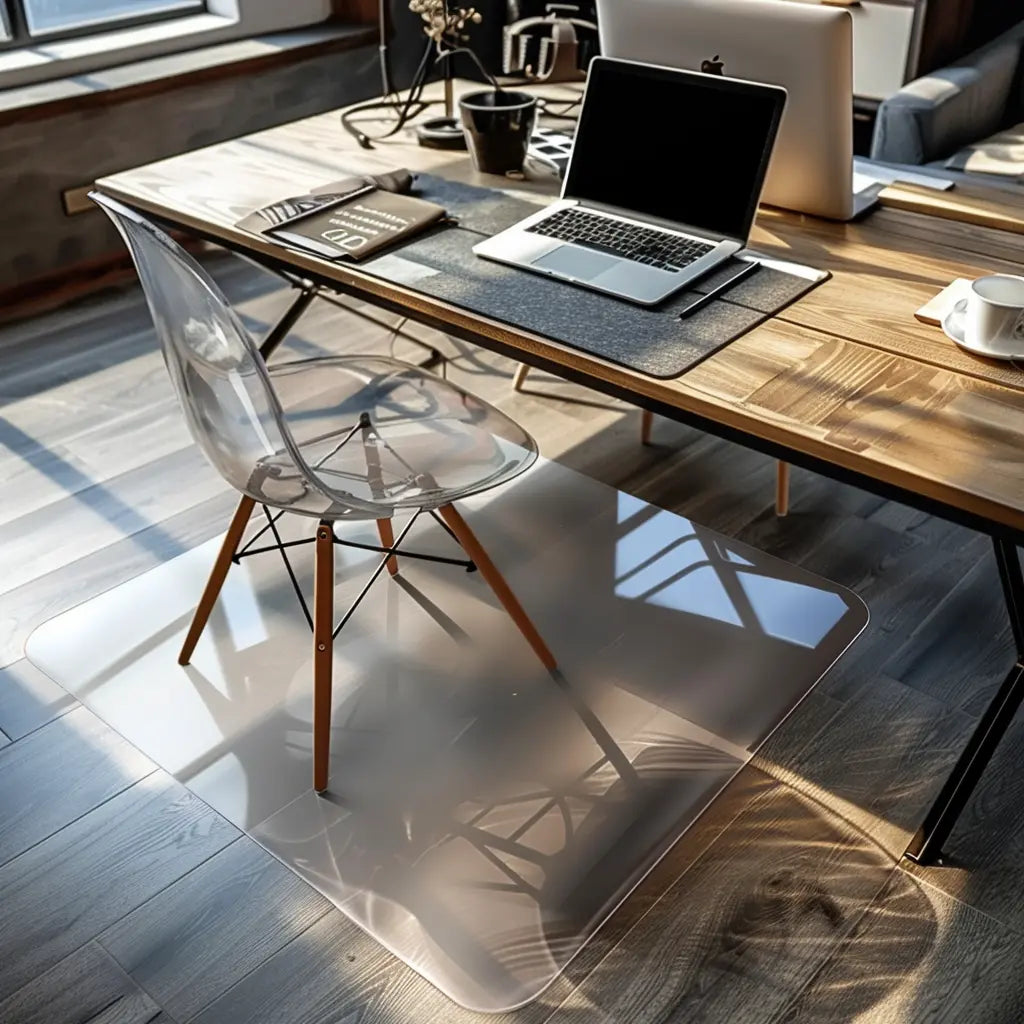 Chair Mat for Hard Floors - Transparent Nicoman.co.uk