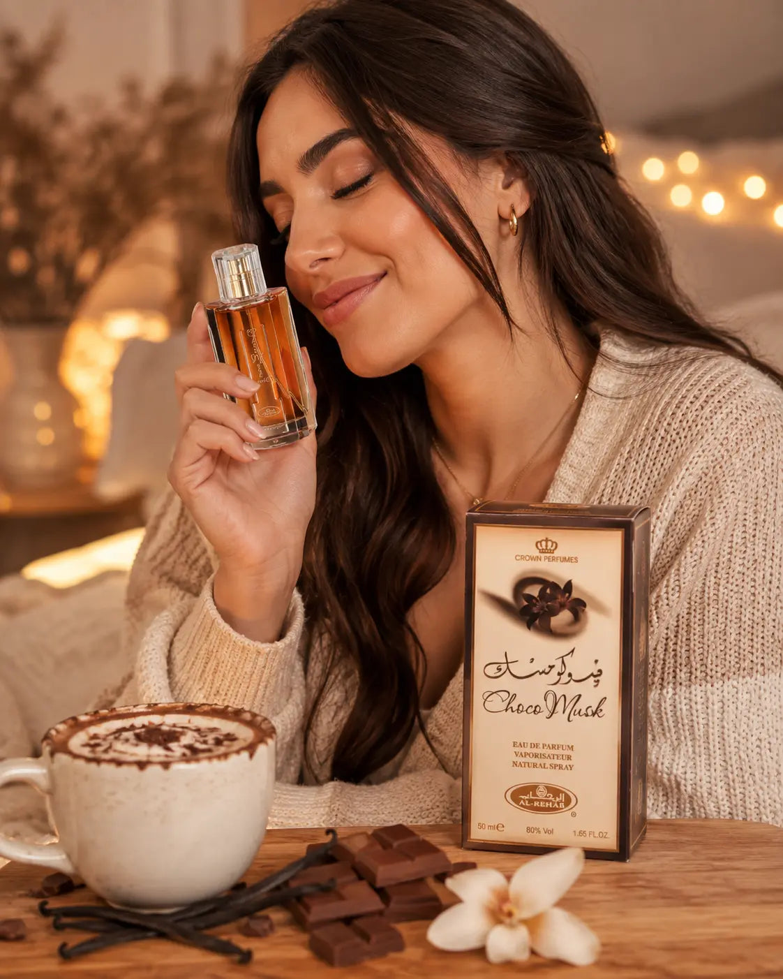Al Rehab Choco Musk 50ml EDP - Crown Perfumes Opulensi.com