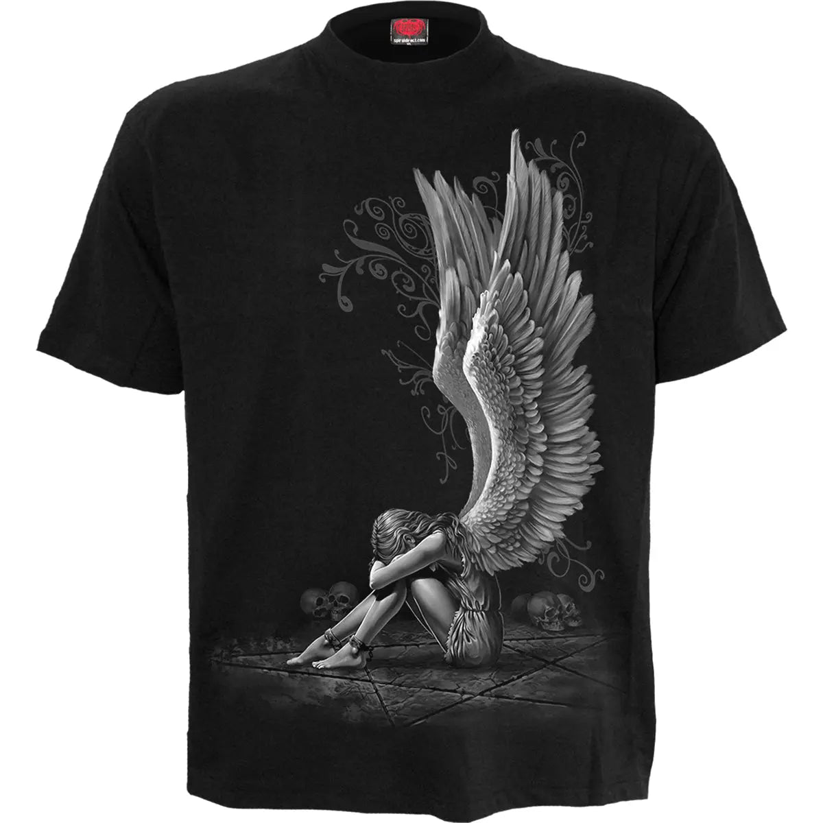 ENSLAVED ANGEL - T-Shirt Black Spiral Direct