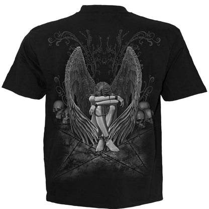 ENSLAVED ANGEL - T-Shirt Black Spiral Direct