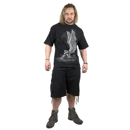 ENSLAVED ANGEL - T-Shirt Black Spiral Direct