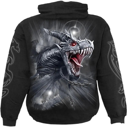 DRAGON'S CRY - Hoody Black Spiral Direct