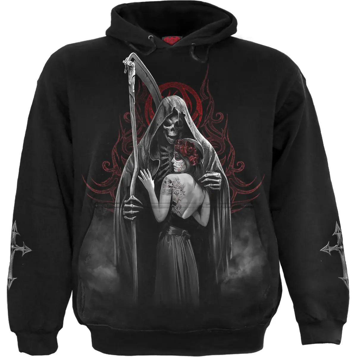 DEAD KISS - Hoody Black Spiral Direct