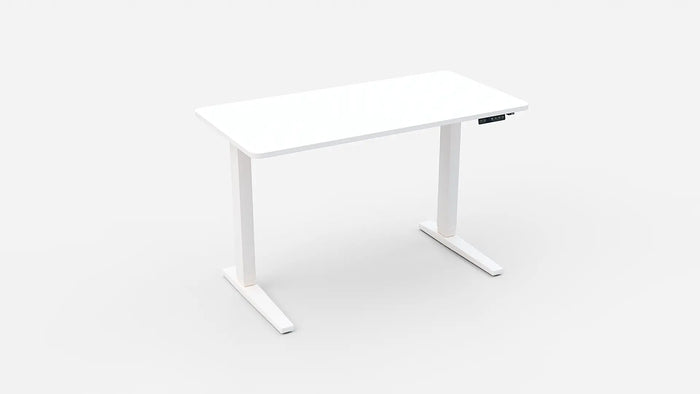 Classic Electric Height Adjustable Desk White (Wood Top) – Purus Life Purus Life