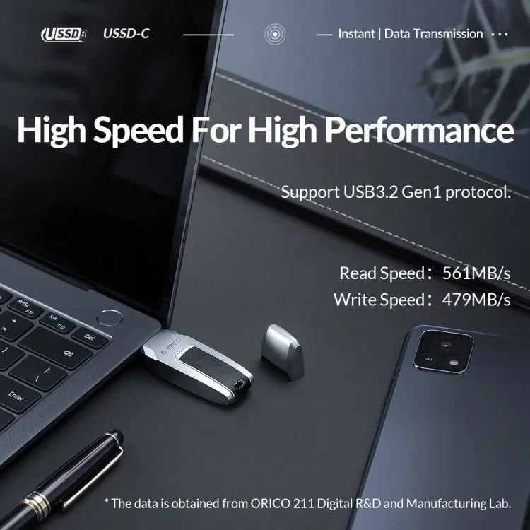 ORICO USB Solid State Flash Drive, Read: 520MB/s, Write: 450MB/s, 128GB USB-A, 128GB Type-C, 256GB USB-A, 256GB Type-C, 512GB USB-A, 512GB Type-C, 1TB USB-A, 1TB Type-C Mira Sales