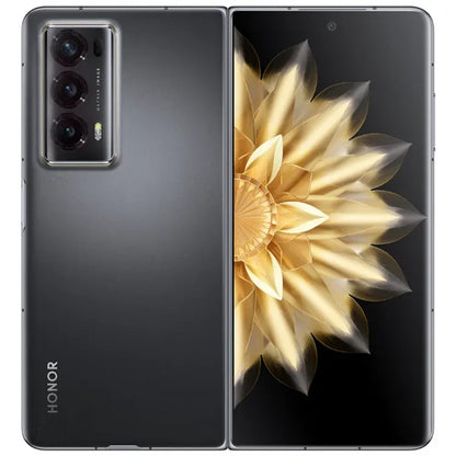 Honor Magic V2 5G, 16GB+256GB, 7.92 inch + 6.43 inch MagicOS 7.2 Snapdragon 8 Gen2  Octa Core up to 3.36GHz, Network: 5G, OTG, Not Support Google Play(Silk Black) Vitrax