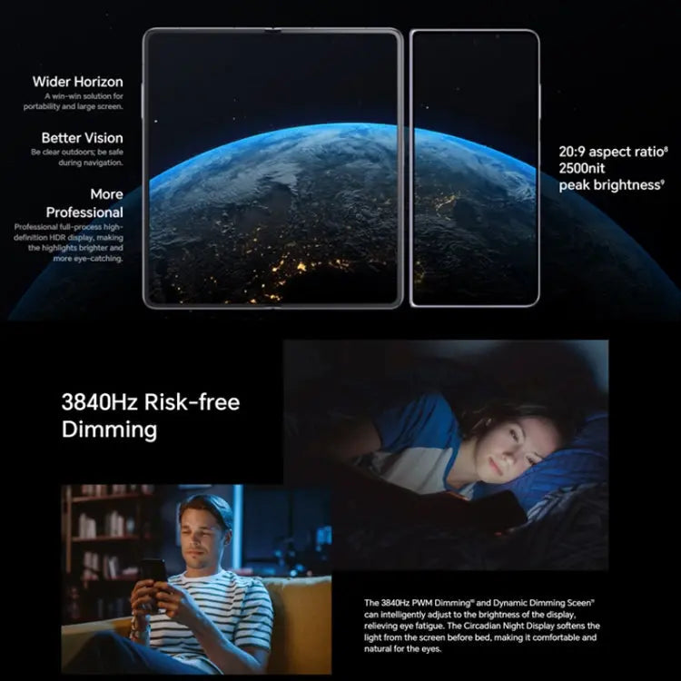 Honor Magic V2 5G, 16GB+256GB, 7.92 inch + 6.43 inch MagicOS 7.2 Snapdragon 8 Gen2  Octa Core up to 3.36GHz, Network: 5G, OTG, Not Support Google Play(Silk Black) Vitrax