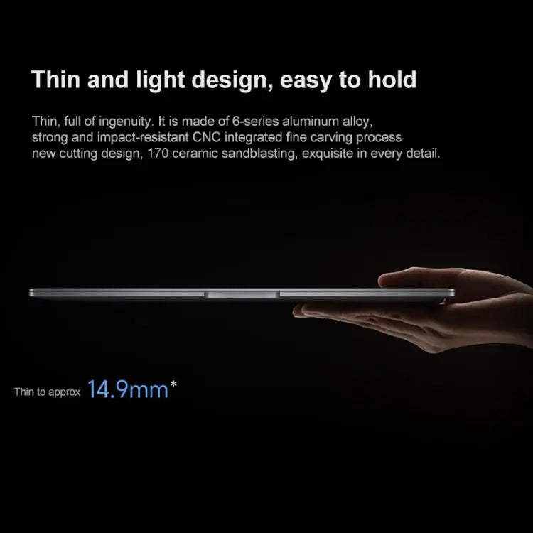 Xiaomi Book Pro 14 inch Laptop, 16GB+512GB, Windows 11 Home Chinese Version, AMD Ryzen 7 6800H Octa Core(Grey) Vitrax