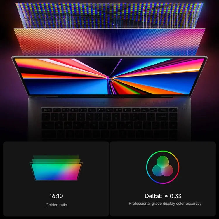 Xiaomi Book Pro 16 2022 Laptop, 16GB+512GB, 16 inch Touch Screen Windows 11 Home Chinese Version, Intel 12th Gen Core i7-1260P RTX2050 Discrete Graphics(Grey) Vitrax