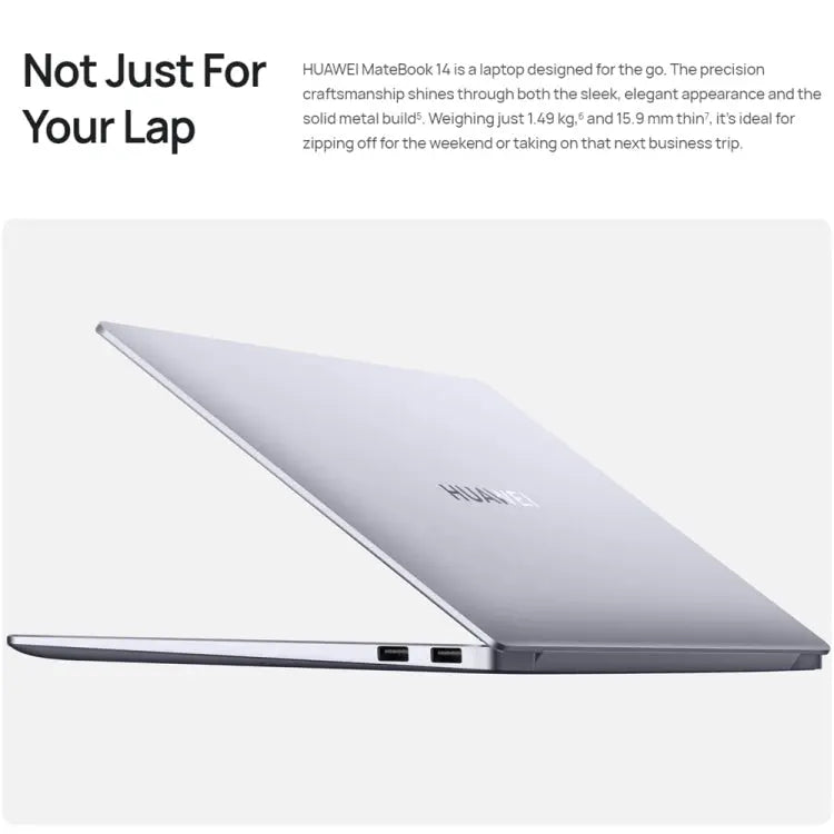 HUAWEI MateBook 14 Laptop, 16GB+1TB, 14 inch Touch Screen Windows 11 Home Chinese Version, Intel 12th Gen Core i5-1240P Integrated Graphics(Grey) Vitrax