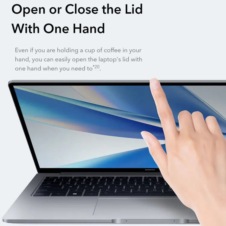 HONOR MagicBook 14 2022 Laptop, 16GB+512GB, 14 inch Windows 11 Home Chinese Version, Intel 12th Gen Core i5-12500H MX550 Discrete Graphics(Grey) Vitrax