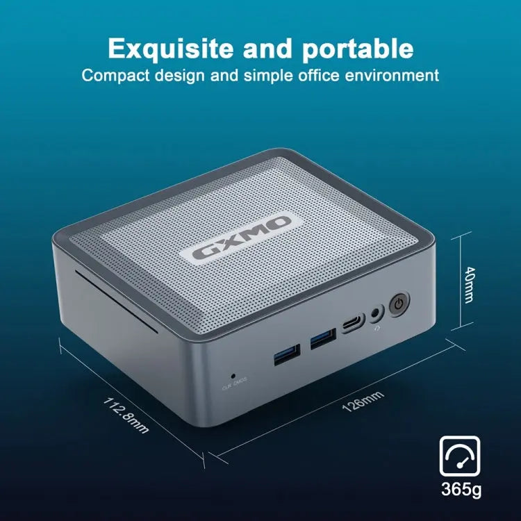 GXMO U58 Windows 11 AMD Ryzen 7-5825U 8 Core Processor Mini Computer, Specification:Without RAM & SSD Vitrax