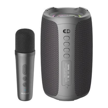 Zealot S61M RGB Rhythmic Light Karaoke Wireless Speaker, Single Mic, Dual Mic Great Deal Offers