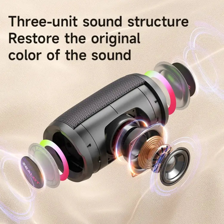 Zealot S61M RGB Rhythmic Light Karaoke Wireless Speaker, Single Mic, Dual Mic Great Deal Offers