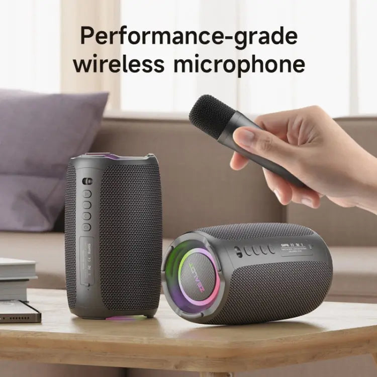 Zealot S61M RGB Rhythmic Light Karaoke Wireless Speaker, Single Mic, Dual Mic Great Deal Offers