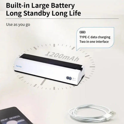 Xprinter P81 USB Interface + Portable Bluetooth Thermal Printer(AU Plug) Vitrax