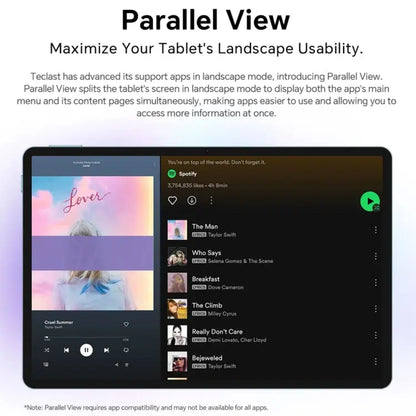 Teclast P50 Tablet PC 11 inch, 6GB+128GB,  Android 14 Unisoc T606 Octa Core, 4G LTE Dual SIM(Ice Blue) Vitrax