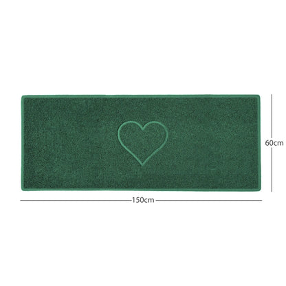 "Heart" Embossed Loofah Textured Spaghetti Door Mat Nicoman.co.uk