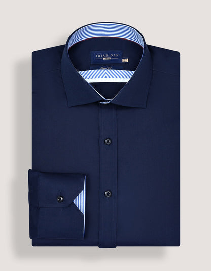 Navy Designer Formal Shirt