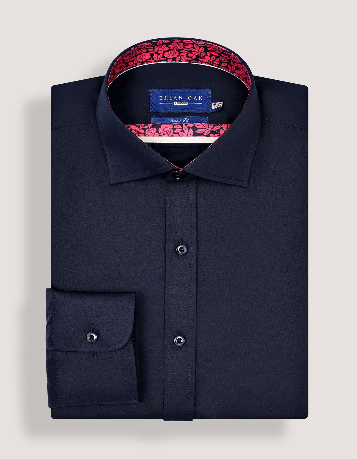 Black Satin Designer Dress Shirt