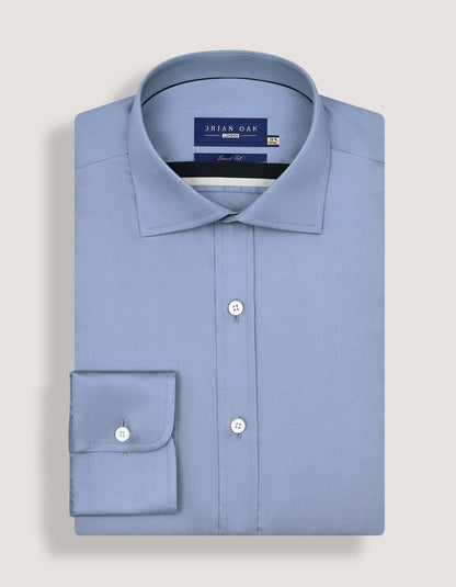 Plain Smart Fit Formal Shirt - Grey