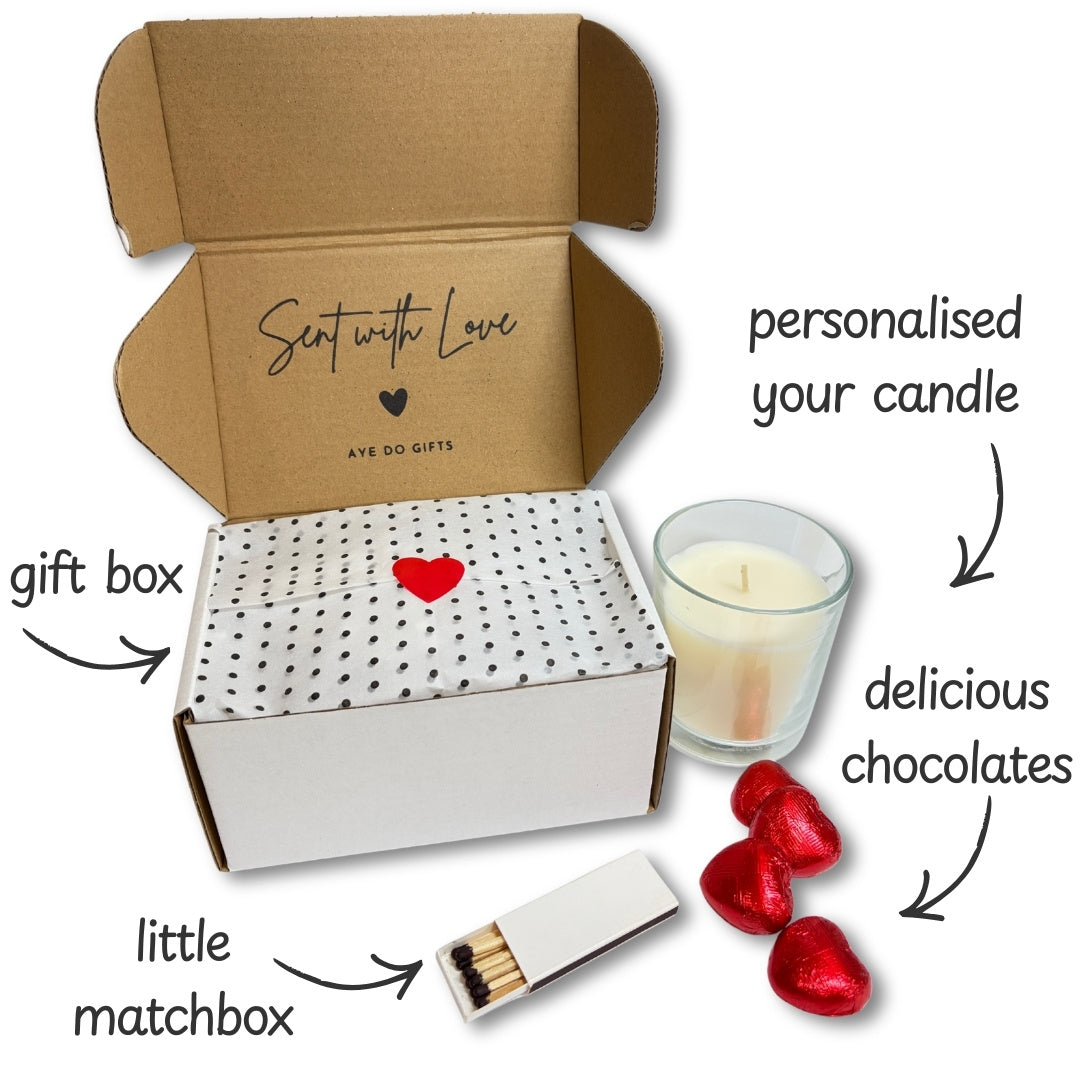 Personalised Little New Home Candle Gift Set | Couples, Friends