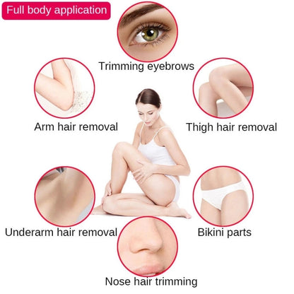 XD-3011 5 in 1 Multifunction Shaver Nose Trimmer Eyebrow Shaver Kit for Ladies