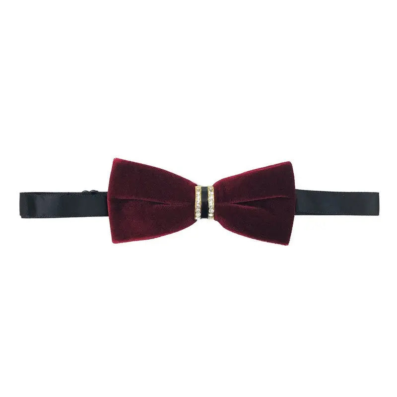 Slim Velvet Bow Tie (2 Colours) Pamoni