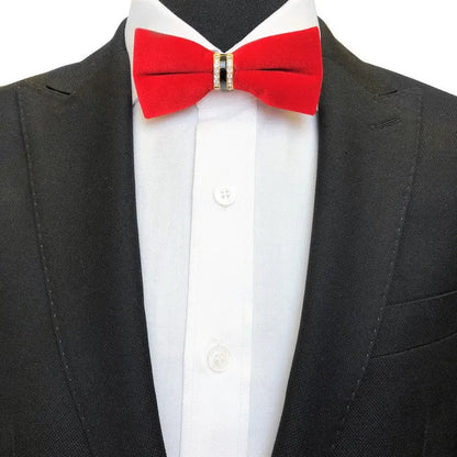 Slim Velvet Bow Tie (2 Colours) Pamoni