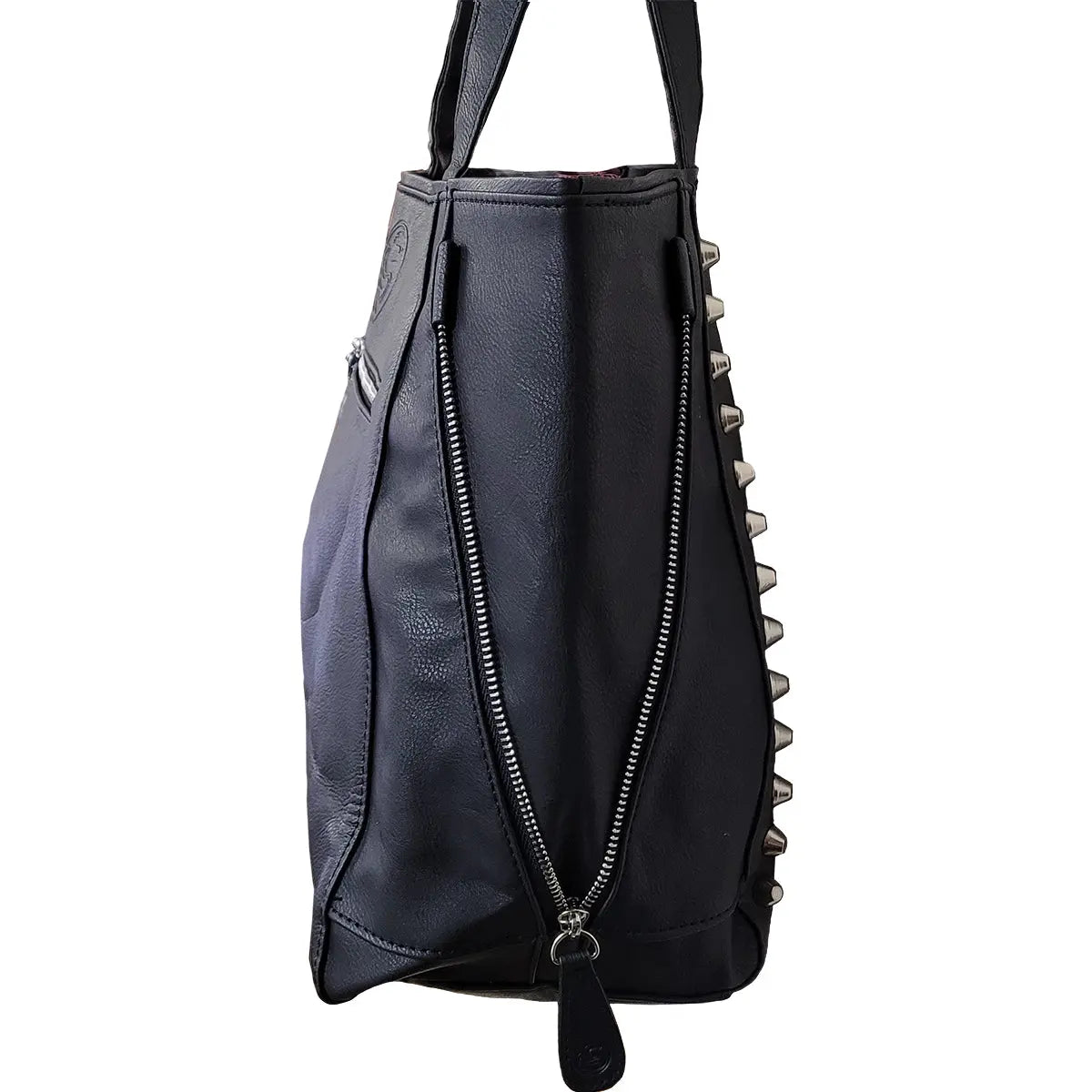 BURNT ROSE - Tote Bag - Top quality PU Leather Studded Spiral Direct