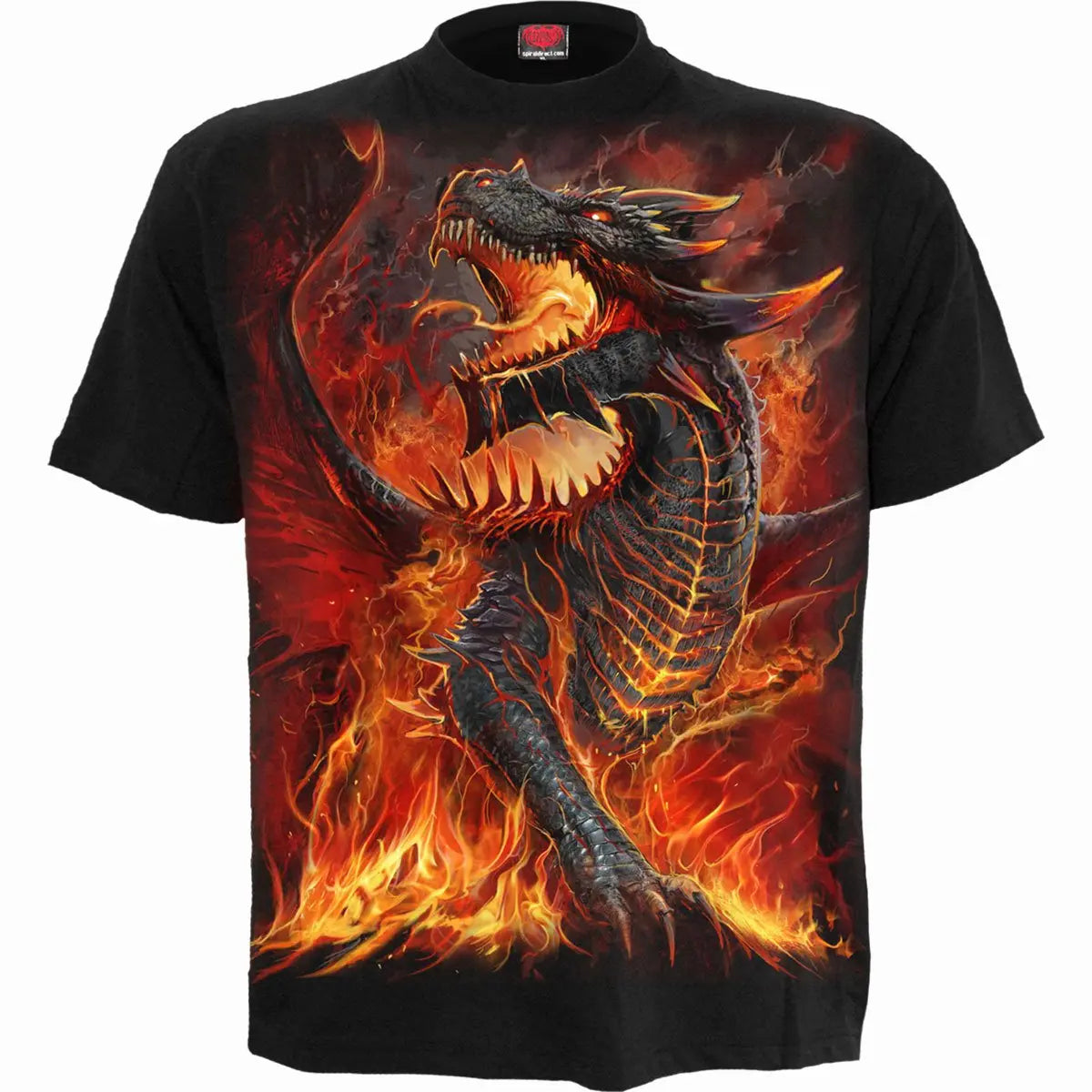 DRACONIS - T-Shirt Black Spiral Direct
