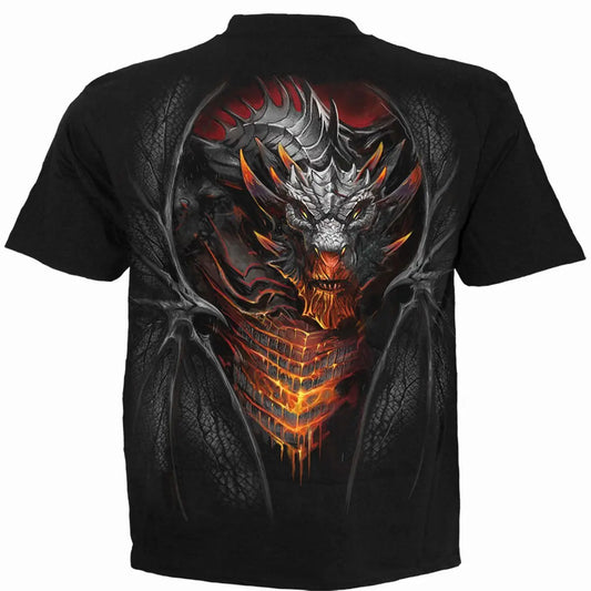 DRACONIS - T-Shirt Black Spiral Direct